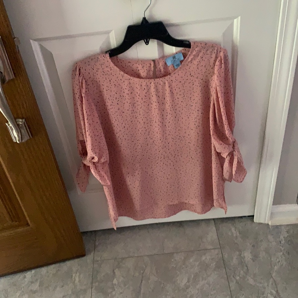 Cece pink blouse